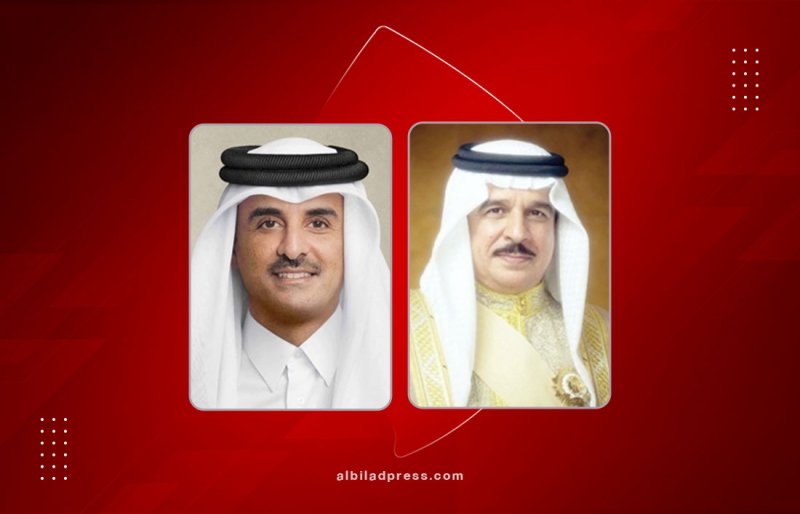 جلالة الملك المعظم يجري اتصالاً هاتفيًا مع أخيه سمو أمير دولة قطر