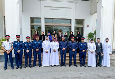 مديرية شرطة المحرق تستقبل عدداً من المحامين الجدد بمعهد الدراسات القضائية والقانونية