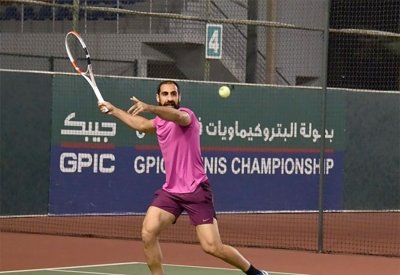 تنافس هولندي فلبيني على كأس الزوجي لبطولة البتروكيماويات للتنس