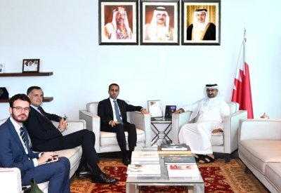 وزير الصناعة والتجارة يستقبل الممثل الخاص للاتحاد الأوروبي لمنطقة الخليج