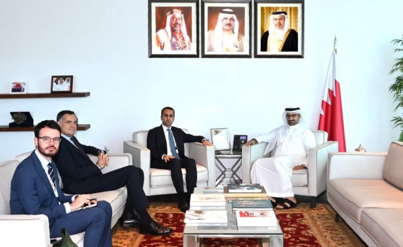 وزير الصناعة والتجارة يستقبل الممثل الخاص للاتحاد الأوروبي لمنطقة الخليج