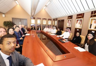 وكيل المحاكم والتوفيق الأسري والنفقة تستقبل وفدًا من موظفي مجلسي النواب والشيوخ الأمريكي