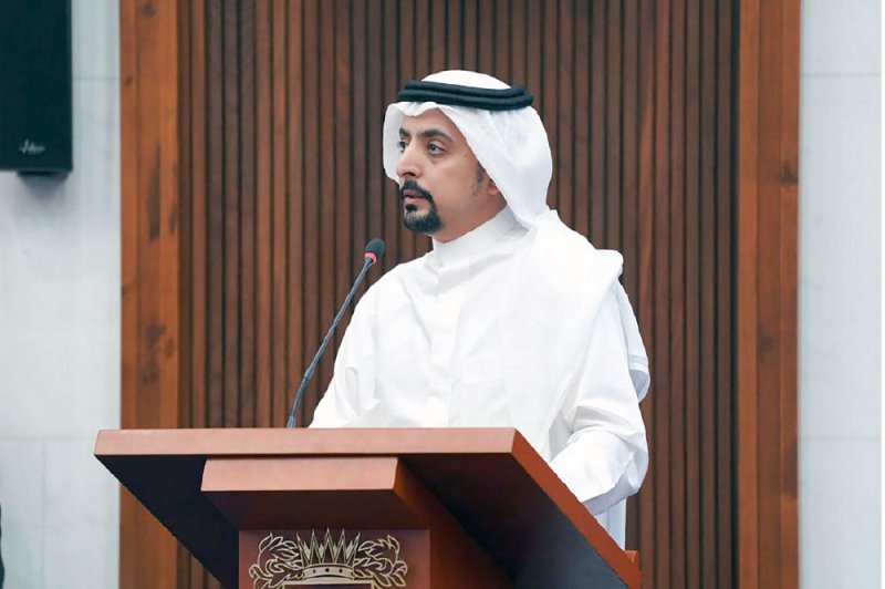 النعيمي يعزي ذوي المتوفين بحريق وادي السيل