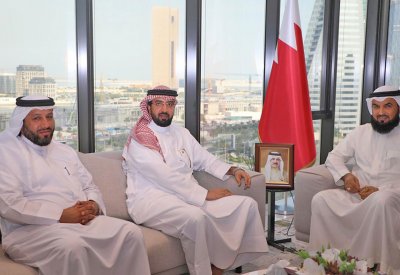 رئيس الأوقاف السنية يستقبل النائب حسن إبراهيم والبلدي سلمان عبدالله