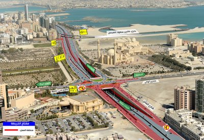 "الأشغال": غلق بعض المسارات على شارع الفاتح