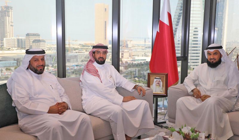 رئيس الأوقاف السنية يستقبل النائب حسن إبراهيم والبلدي سلمان عبدالله
