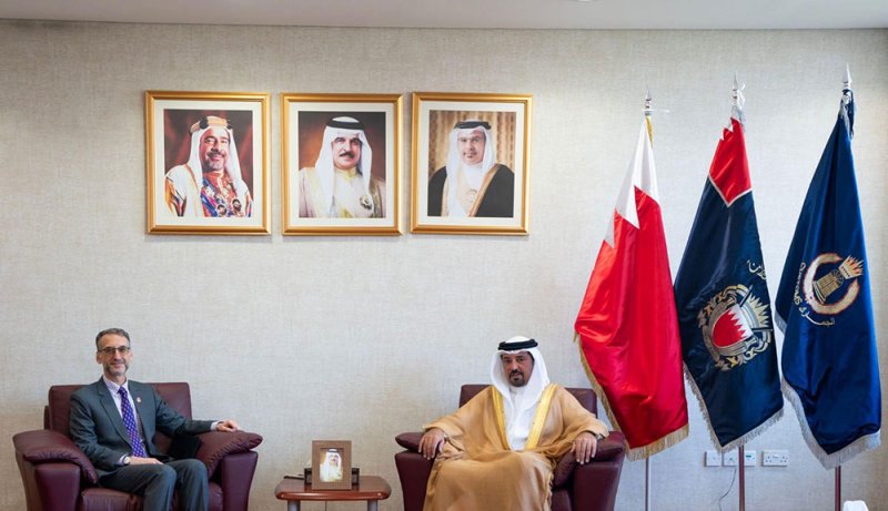 رئيس الجمارك يستقبل سفير الولايات المتحدة لدى مملكة البحرين