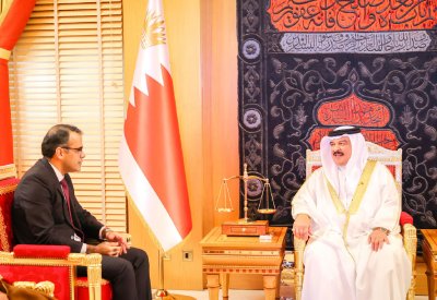 الملك المعظم يتسلم أوراق اعتماد سفراء البرازيل وباكستان ومصر