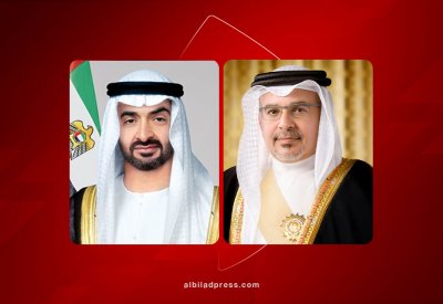 سمو ولي العهد رئيس مجلس الوزراء يهنئ رئيس دولة الإمارات العربية المتحدة ونائباه بذكرى اليوم الوطني