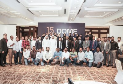 “DOME للحجر الطبيعي” تحتفل بمرور 15 عاما على العطاء المتميز بالساحة الإبداعية