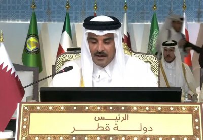أمير قطر: مبدأ الدفاع عن النفس لا يجيز لإسرائيل ما ترتكبه من جرائم إبادة