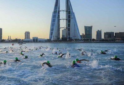 افتتاح المعرض المصاحب وإنهاء التحضيرات لبطولة الشرق الأوسط للرجل الحديدي 70.3