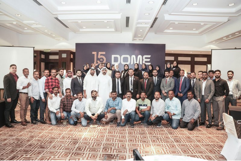 “DOME للحجر الطبيعي” تحتفل بمرور 15 عاما على العطاء المتميز بالساحة الإبداعية
