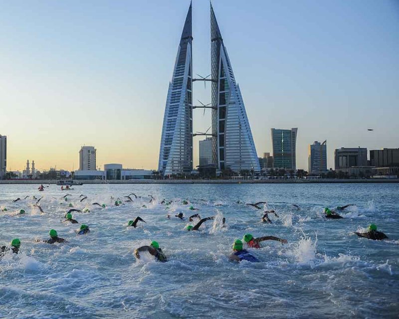 افتتاح المعرض المصاحب وإنهاء التحضيرات لبطولة الشرق الأوسط للرجل الحديدي 70.3