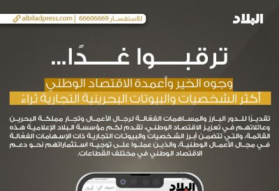 ترقبوا غدًا.. وجوه الخير وأعمدة الاقتصاد الوطني