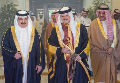 جلالة الملك المعظم يشرف حفل زواج نجل سمو الشيخ عبد الله بن عيسى بن سلمان آل خليفة