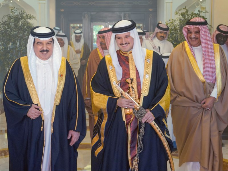 جلالة الملك المعظم يشرف حفل زواج نجل سمو الشيخ عبد الله بن عيسى بن سلمان آل خليفة