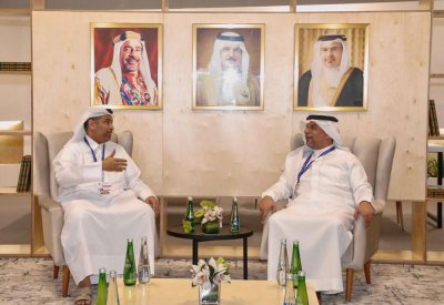 وزير النفط والبيئة يستقبل وزير البيئة والتغير المناخي في دولة قطر