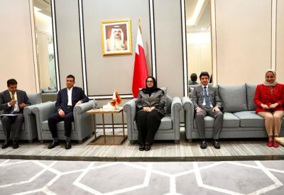 وزيرة الصحة تعقد اجتماعاً مع نائب رئيس مجلس الوزراء ووزير الصحة المكلف في جمهورية ليبيا الشقيقة