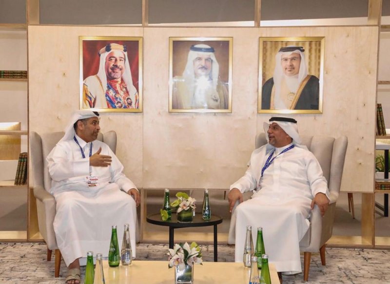 وزير النفط والبيئة يستقبل وزير البيئة والتغير المناخي في دولة قطر
