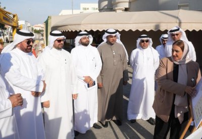 وكيل وزارة الأشغال يتفقد مشاريع تطوير البنية التحتية