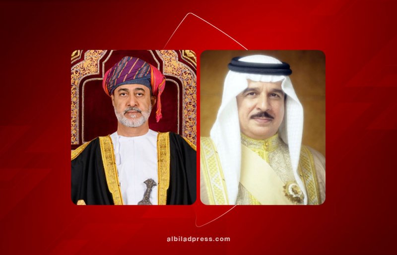 جلالة الملك المعظم يتلقى برقية شكر جوابية من سلطان عمان