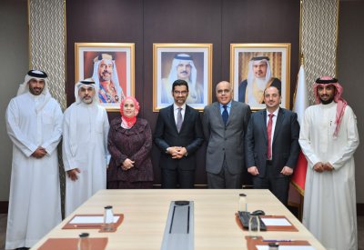 وزير شؤون البلديات والزراعة يستقبل رئيسة مجلس أمناء الجامعة الخليجية