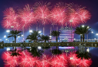 تأجيل عروض الألعاب النارية للعيد الوطني في حلبة البحرين الدولية
