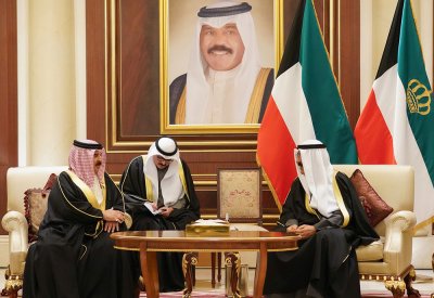 جلالة الملك المعظم يقدم التعازي والمواساة الى سمو أمير دولة الكويت بوفاة سمو الشيخ نواف الأحمد الجابر الصباح