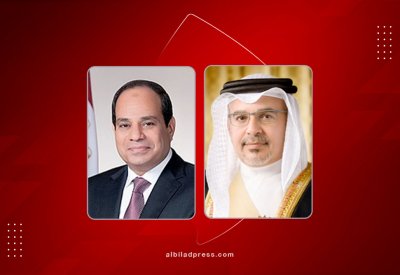 سمو ولي العهد رئيس مجلس الوزراء يهنئ الرئيس المصري بمناسبة فوزه في الانتخابات لفترة رئاسية جديدة