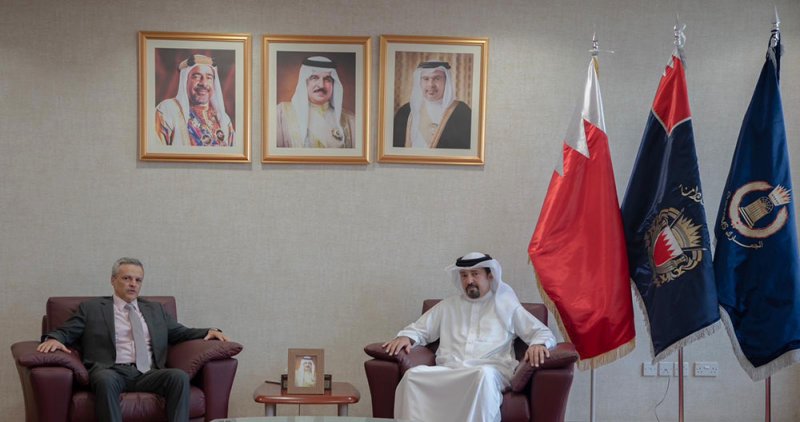 رئيس الجمارك يستقبل سفير روسيا الاتحادية لدى مملكة البحرين