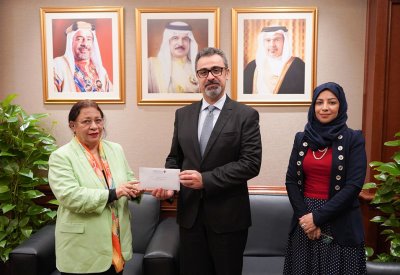 شركة الفنادق الوطنية تتبرع للجمعية الأهلية لأمراض الدم الوراثية