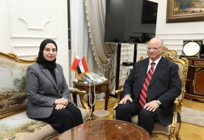 محافظ القاهرة يلتقي سفيرة مملكة البحرين لدى جمهورية مصر العربية