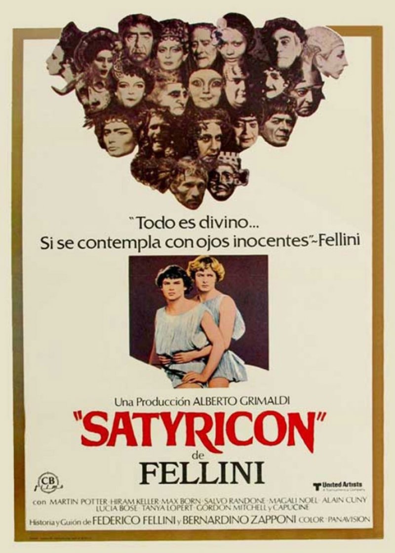 فيلم FELLINI SATRICON انهيار كافة التحصينات التي تحيط بالذات الفردية