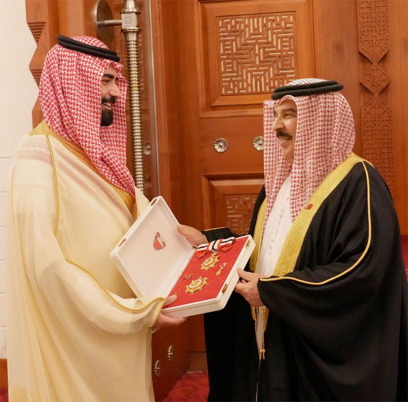 جلالة الملك المعظم يستقبل صاحب السمو الملكي الأمير سلطان بن أحمد بن عبد العزيز آل سعود سفير المملكة العربية السعودية لدى مملكة البحرين