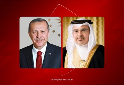 سمو ولي العهد رئيس مجلس الوزراء يتلقى برقية شكر جوابية من رئيس الجمهورية التركية
