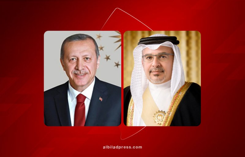 سمو ولي العهد رئيس مجلس الوزراء يتلقى برقية شكر جوابية من رئيس الجمهورية التركية