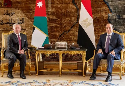 القمة المصرية الأردنية ترفض أي تحرك لتهجير الفلسطينين