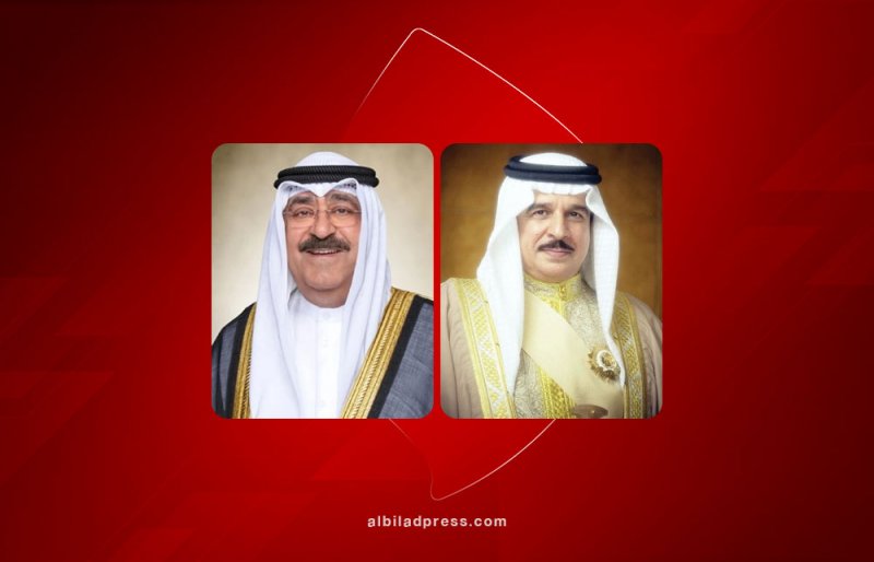 جلالة الملك المعظم يتلقى برقية شكر جوابية من أمير دولة الكويت