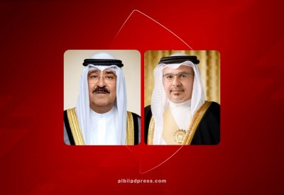 سمو ولي العهد رئيس مجلس الوزراء يتلقى برقية شكر جوابية من أمير دولة الكويت