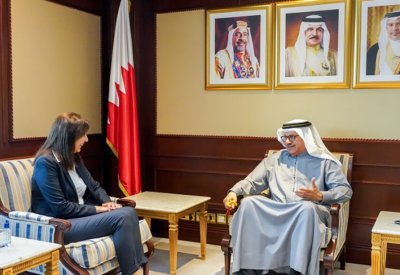 وزير الخارجية يستقبل سفير جمهورية مصر العربية لدى مملكة البحرين