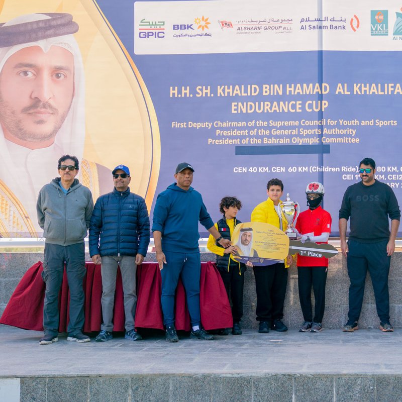 فيصل بن خالد وعبدالله بن خالد يتوجان أبطال بطولة خالد بن حمد لسباق القدرة
