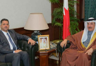 وزير العمل يلتقي القائم بأعمال سفارة جمهورية العراق