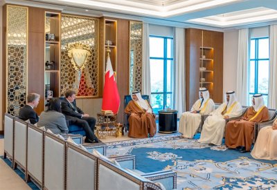 سمو ولي العهد رئيس مجلس الوزراء يلتقي وزير الدولة للسياسة التجارية بالمملكة المتحدة