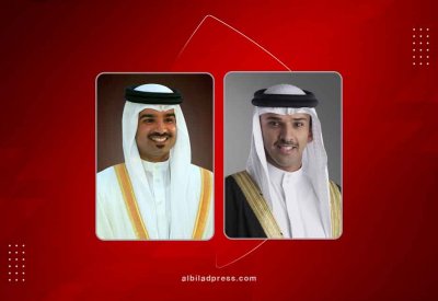 رئيس ونائب رئيس الاتحاد البحريني لكرة القدم يهنئان سمو رئيس الحرس الوطني
