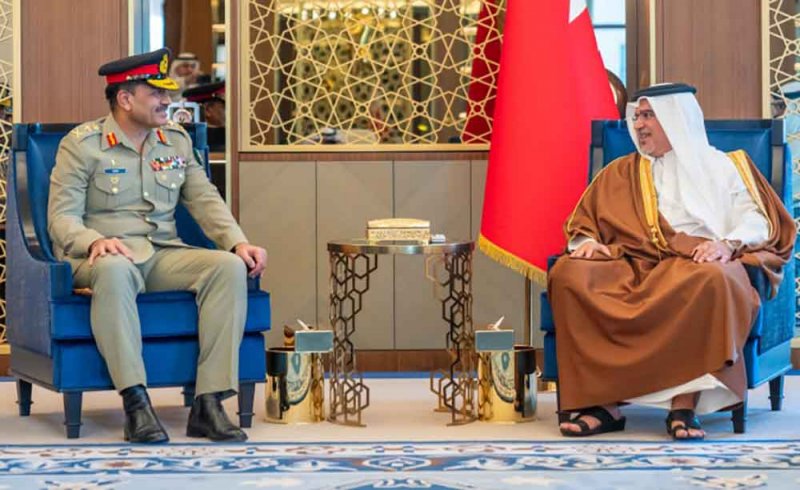 سمو ولي العهد نائب القائد الأعلى للقوات المسلحة رئيس مجلس الوزراء يشيد بعمق العلاقات التاريخية المتميزة بين البحرين وباكستان