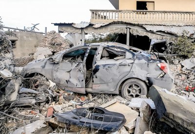 3 قتلى من حزب الله في قصف إسرائيلي استهدف سيارة جنوبي لبنان