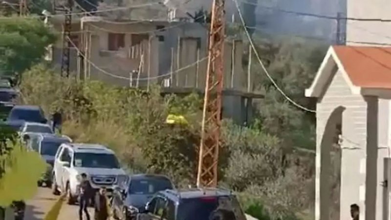 خلال تشييع قيادي بحزب الله.. إسرائيل تستهدف سيارة جديدة
