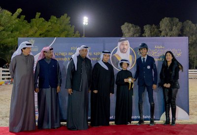 فيصل بن خالد وعبدالله بن خالد يشهدان ختام بطولة خالد بن حمد لقفز الحواجز