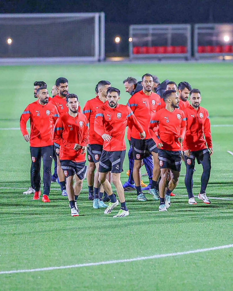 منتخبنا الوطني يواصل تحضيراته المكثفة للقاء ماليزيا